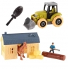 Set de joaca Ferma, Tractor de construit, animale, tarc, vegetatie