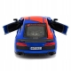 Macheta metalica Kinsmart, 2020 Audi R8 Coupe Livery Edition, Albastru, 12 cm