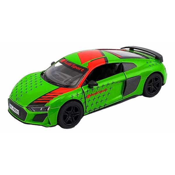 Macheta metalica 2020 Audi R8 Coupe Livery Edition, Verde, 12 cm