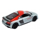 Macheta metalica Kinsmart, 2020 Audi R8 Coupe Livery Edition, Alb, 12 cm