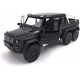 Macheta metalica Welly Mercedes-Benz G63 AMG 6X6, Negru, scara 1:34