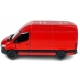 Macheta metalica Kinsmart Mercedes-Benz Sprinter, Rosu, scara 1:48