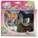 Set 4 Figurine Cai, scara 1:32