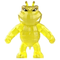 Figurina Rascals Crystal - Monstru care se intinde, Galben, 14 cm