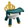 Scaunel multifunctional pentru copii cu tavita detasabila, Rege, Verde
