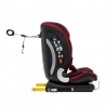 Scaun auto pentru copii U-Grow Goldfix Plus, I-Size, R129, cu isofix, 76-150 cm, boxa bluetooth, rosu