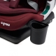 Scaun auto pentru copii U-Grow Goldfix Plus, I-Size, R129, cu isofix, 76-150 cm, boxa bluetooth, rosu