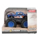 Masinuta Monster Truck cu pull back, 8x11 cm, Albastru inchis