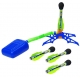 Set lansator cu 3 rachete, Zing, Zoom Rocketz
