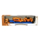 Set transportator cu vehicule de constructie, Maxx Wheels, Betoniera si Cilindru