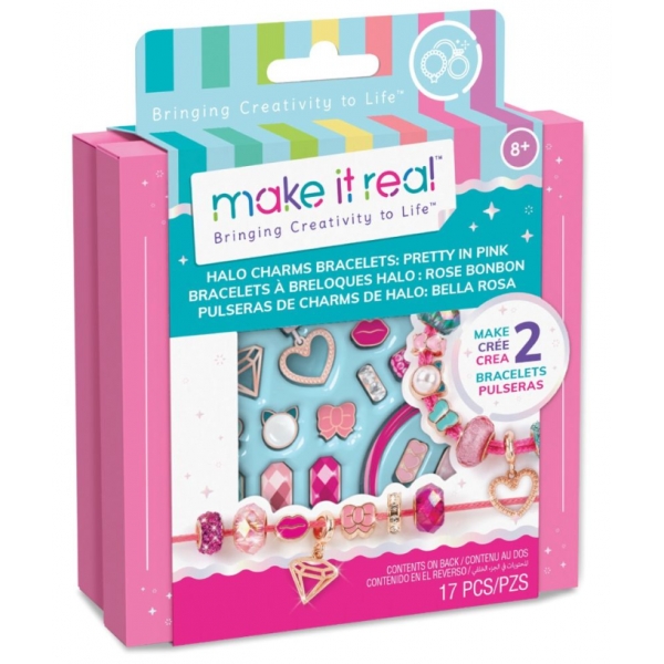 Set de creat 2 bratari, Make It Real, 17 piese