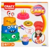Set de modelare din plastilina, pentru cofetarie, Crafy, 17 piese, 200 g