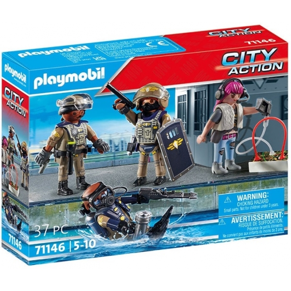 PLAYMOBIL - SET FIGURINE ECHIPA SWAT