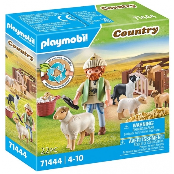Playmobil - Tanarul Pastor Cu Turma De Oi