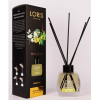 Odorizant camera cu betisoare Loris, Aroma de iasomie cu tei, 120 ml