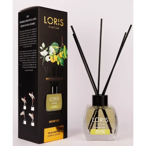 Odorizant camera Loris 120 ML, Aroma de iasomie cu tei