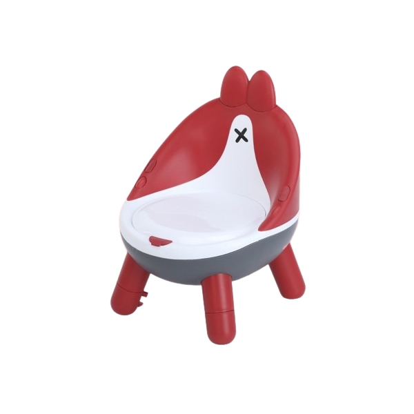 Scaunel 2 in 1 cu olita - Urechiuse, Rosu
