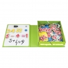 Joc educativ Smile Games, Set matematic cu tabla pentru scris, 98 piese