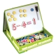 Joc educativ Smile Games, Set matematic cu tabla pentru scris, 98 piese