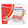 Joc educativ Smile Games, Alfabetul pe tableta magnetica, 97 piese