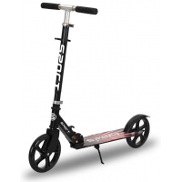 Trotineta Sport Pliabila/Reglabila cu 2 roti si cric, pentru adulti/adolescenti, capacitate maxima 100 kg, Negru