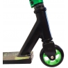 Trotineta freestyle STUNT 100 pentru sarituri, cascadorii si skatepark, capacitate maxima 100 kg, Verde/Negru