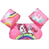 Vesta de salvare pentru copii cu aripioare de inot, Flippy, Roz, Model Unicorn