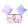 Vesta de salvare pentru copii cu aripioare de inot, Flippy, Roz, Model Sirena