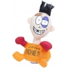 Jucarie de plus interactiva antistres, Punch Me, Portocaliu, 25 cm