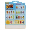 Set 5 mini figurine Stumble Guys, 3D Seria 1 - Stumble, Yeti, Lilith, Gingerbread