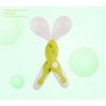 Set 2 tacamuri pentru bebelusi, maner din silicon, 14 cm, flexibile, +6 luni, Alb/Verde