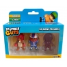 Set 3 mini figurine Stumble Guys, 3D Seria 1 - Boxing Roo, Quarterback, Amethyst Nyx