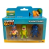 Set 3 mini figurine Stumble Guys, 3D Seria 1 - Luchador, T-Rex, Dynamitron