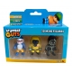 Set 3 mini figurine Stumble Guys, 3D Seria 1 - Megalodon, Hazmat NBC, Glowman