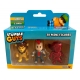 Set 3 mini figurine Stumble Guys, 3D Seria 1 - Leonidas, Punk Dude, Ruby Cupid