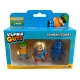 Set 3 mini figurine Stumble Guys, 3D Seria 1 - Mr. Stumble, Super Gal, Dynamitron
