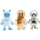 Set 3 mini figurine Stumble Guys, 3D Seria 1 - Frost Yeti, Gingerbread Guy, Metal Hatchling
