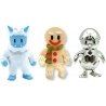 Set 3 mini figurine Stumble Guys, 3D Seria 1 - Frost Yeti, Gingerbread Guy, Metal Hatchling