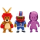 Set 3 mini figurine Stumble Guys, 3D Seria 1 - Boxing Roo, Quarterback, Amethyst Nyx