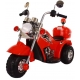 Motocicleta de politie electrica pentru copii, Cu lumini si muzica, Baterie 6V, Capacitate maxima 25 kg, Rosu