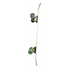Skateboard 80 cm din lemn, Suport din Aliaj Aluminiu, Greutate maxima 70 kg, Model Maisnute de Curse, Multicolor