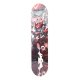 Skateboard 80 cm din lemn, Suport din Aliaj Aluminiu, Greutate maxima 70 kg, Model Robot, Rosu