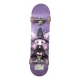 Skateboard 80 cm din lemn, Suport din Aliaj Aluminiu, Greutate maxima 70 kg, Model Vrajitoare, Roz