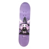 Skateboard 80 cm din lemn, Suport din Aliaj Aluminiu, Greutate maxima 70 kg, Model Vrajitoare, Roz