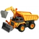 Jucarie pentru copii, Buldozer cu brat excavator, Lumini si sunete, 35 cm, 3+ ani, Galben