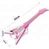 Chitara electrica din plastic pentru copii, 55 cm, 2+ ani, Roz