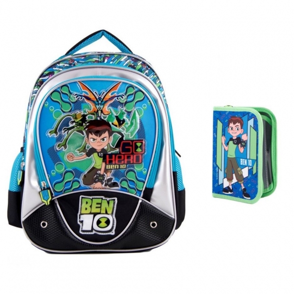 Set Ghiozdan pentru scoala  + Penar - BEN 10