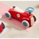Masinuta Ride-on, cu Sistem Anti-rasturnare, Claxon Pe Volan, 1-6 Ani, 60x28x34 cm, Rosu-Crem