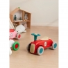 Masinuta Ride-on, cu Sistem Anti-rasturnare, Claxon Pe Volan, 1-6 Ani, 60x28x34 cm, Rosu-Crem