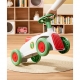 Masinuta Ride-on, cu Sistem Anti-rasturnare, Claxon Pe Volan, 1-6 Ani, 60x28x34 cm, Alb-Verde